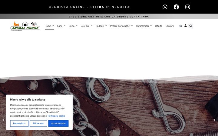 Screenshot di animalhousebologna.it