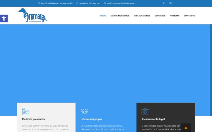 Screenshot of animaliadeza.es