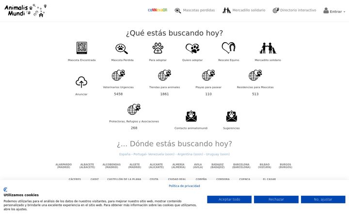 Screenshot of animalismundi.com