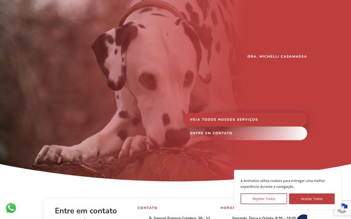 Screenshot of animalize.vet