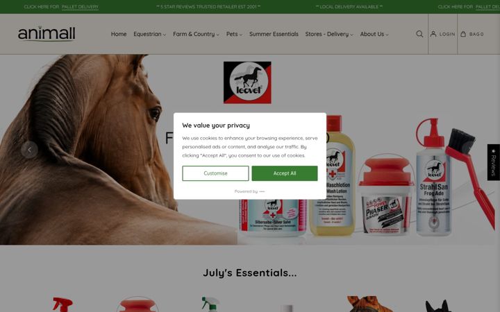 Ekrānuzņēmums no animall.co.uk