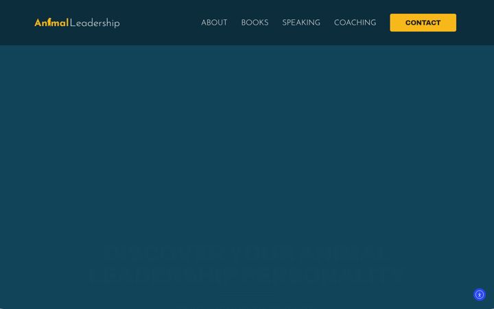 Screenshot of animalleadership.com