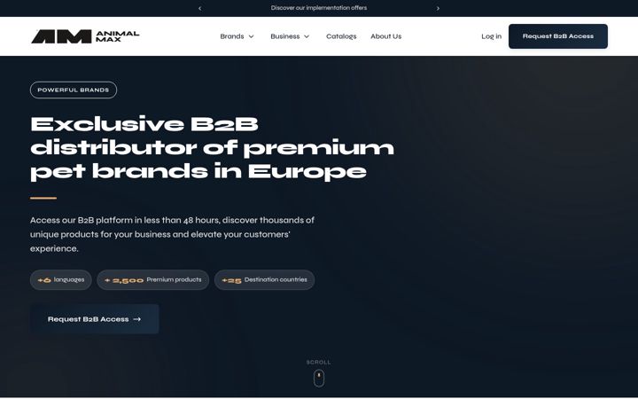 Screenshot of animalmax.es