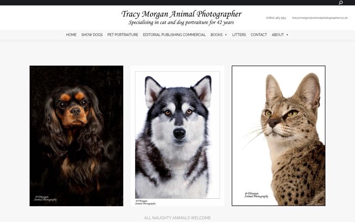 Ekrānuzņēmums no animalphotographer.co.uk