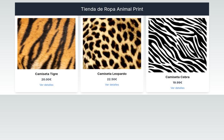 Screenshot of animalprintop.com