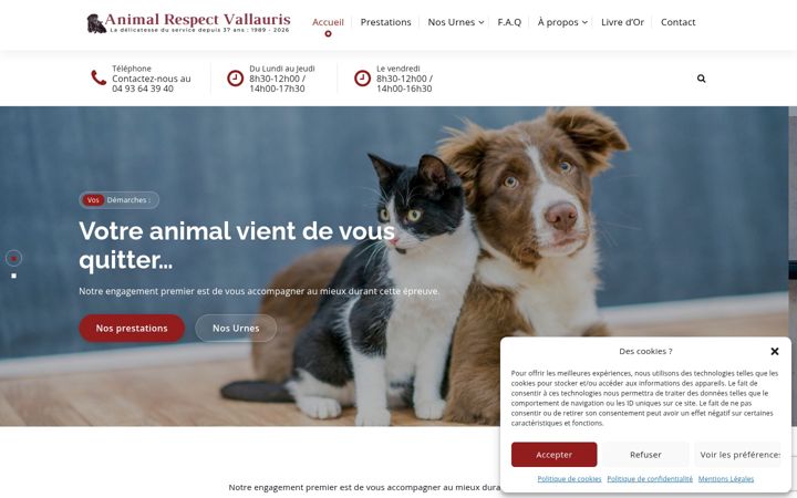 Ekraanipilt saidist animalrespect.com