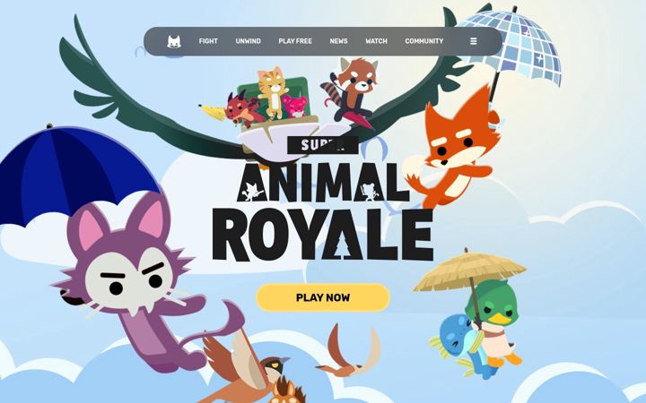 Ekraanipilt saidist animalroyale.com
