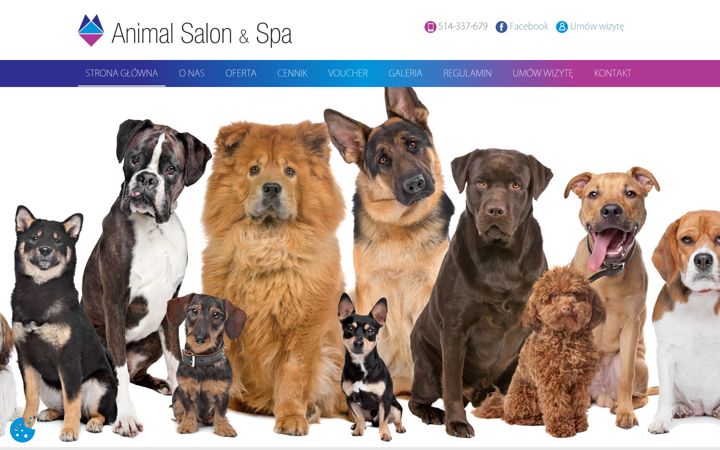 Screenshot of animalsalon.pl