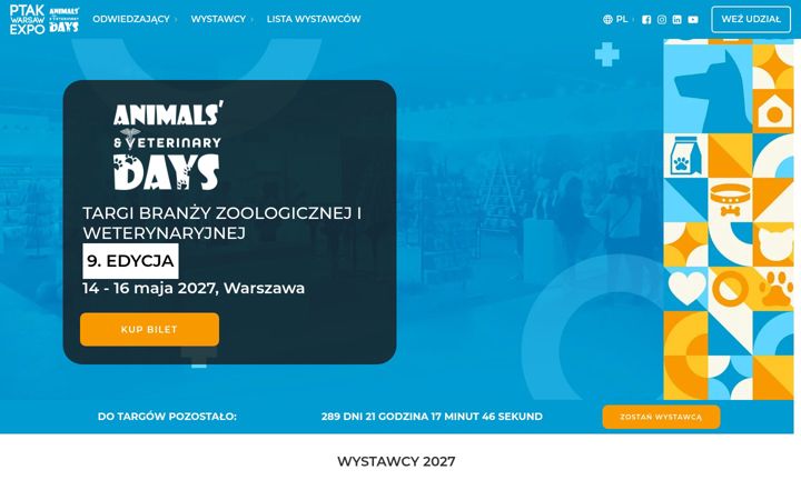 Snímek obrazovky animalsdays.eu