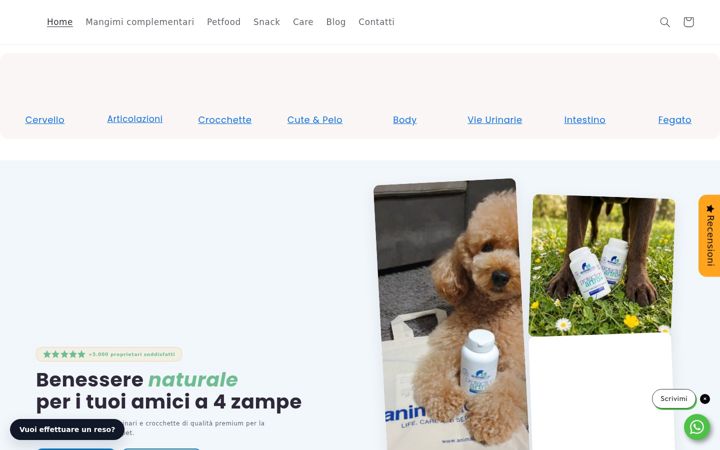 Screenshot of animalside.it