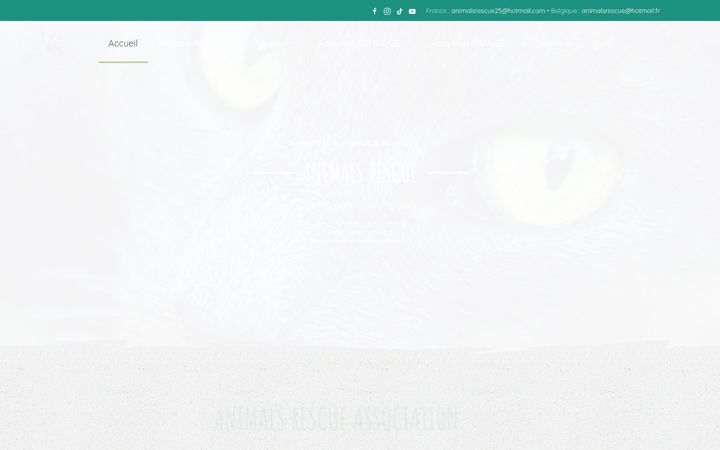 Screenshot of animalsrescue.eu