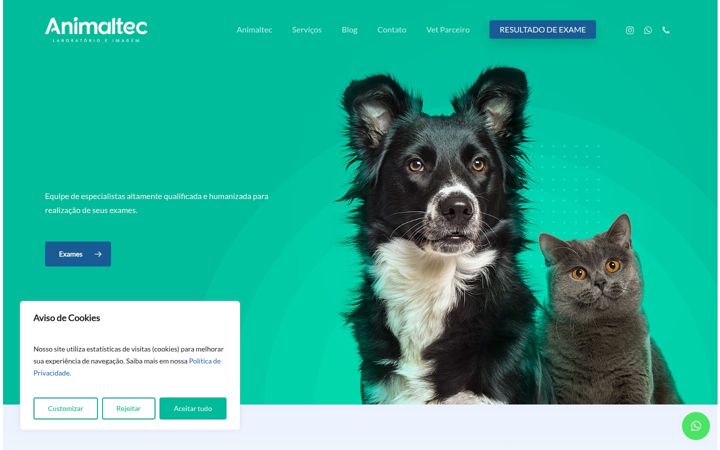 Screenshot of animaltec.com.br
