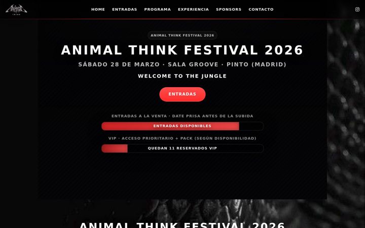 Screenshot van animalthink.com