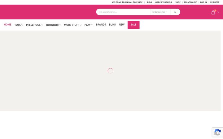 Screenshot of animaltoyshop.co.uk