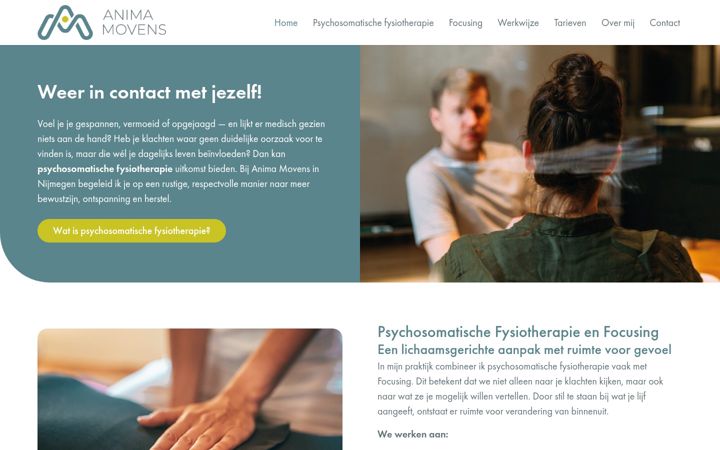 Screenshot of animamovens.nl