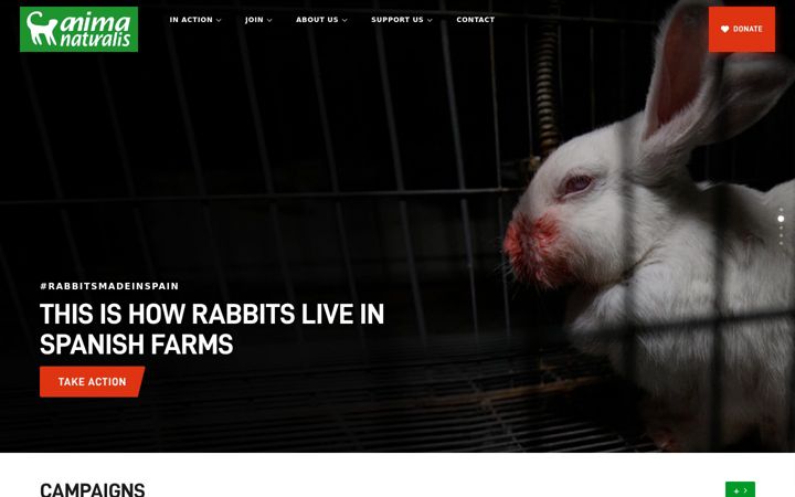 Screenshot of animanaturalis.org