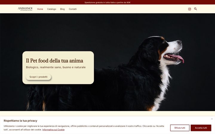 Screenshot of animanoi.it