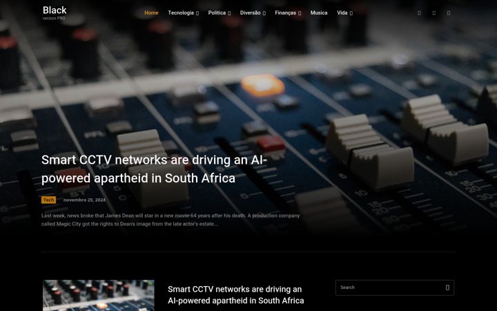 Screenshot of animarevista.com.br