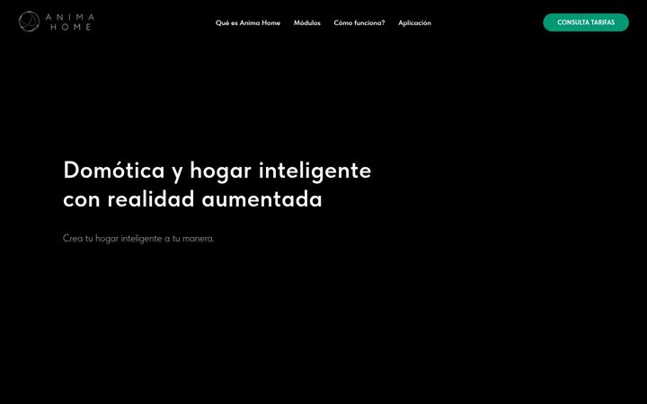 Screenshot of animasmarthome.es