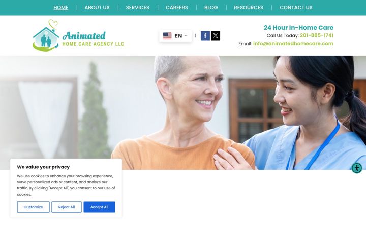Screenshot of animatedhomecare.com