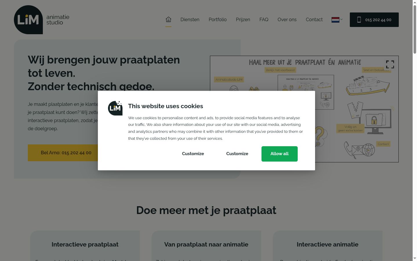Zrzut ekranu banera zgody wyświetlanego przed jakąkolwiek interakcją