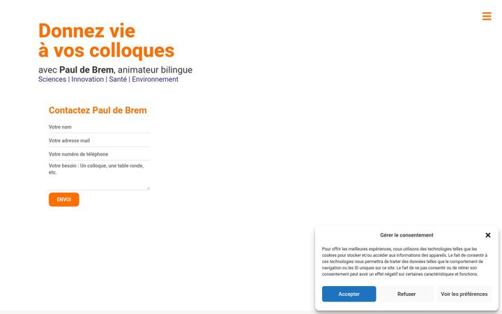 Zrzut ekranu animation-colloque.fr