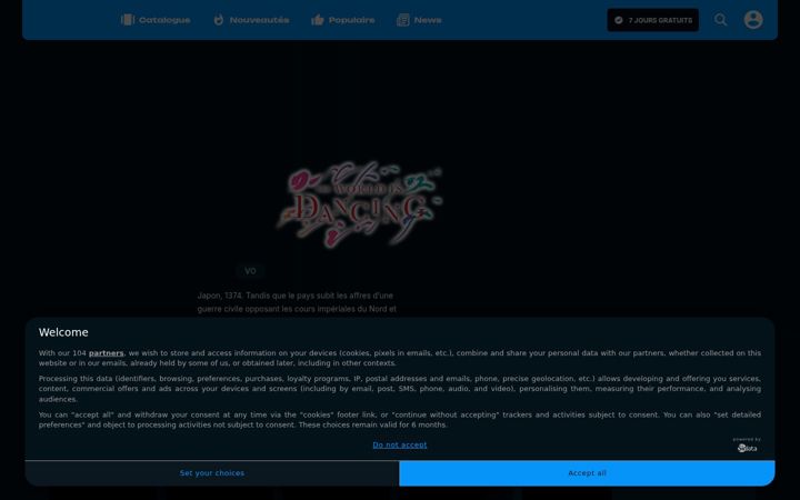 Screenshot of animationdigitalnetwork.fr