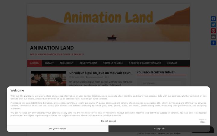 Zrzut ekranu animationland.fr