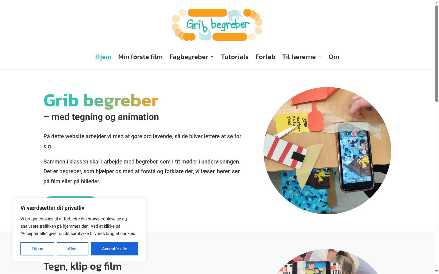 Screenshot des Einwilligungsbanners vor jeglicher Interaktion