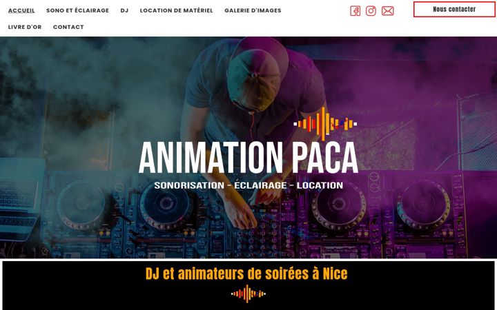 Screenshot of animationpaca06.fr