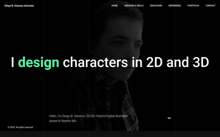 Screenshot of animationscoutart.com