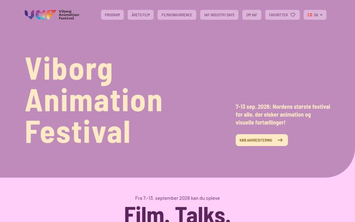 Screenshot of animationsfestival.dk