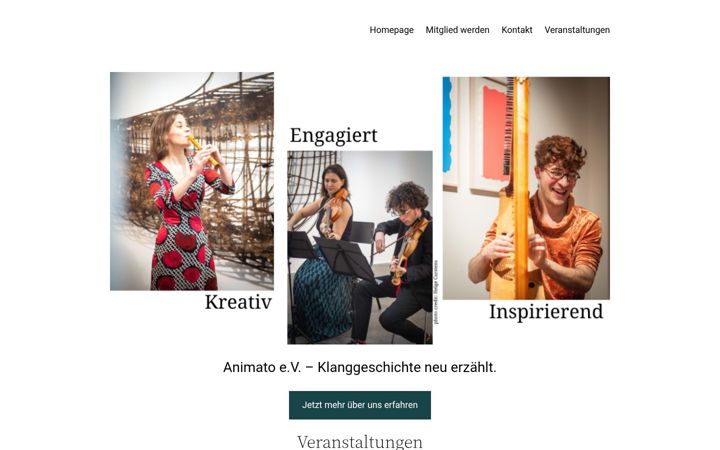 Screenshot of animato-altemusik.com