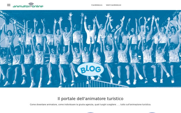 Screenshot of animatori.online