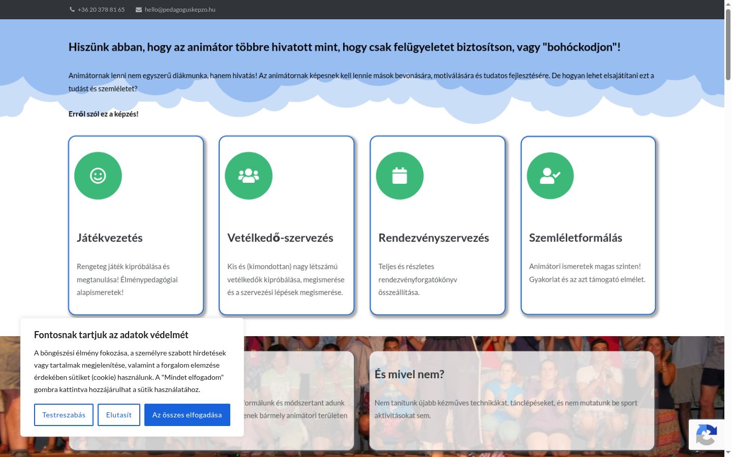 Snimka zaslona bannera za privolu prikazanog prije bilo kakve interakcije