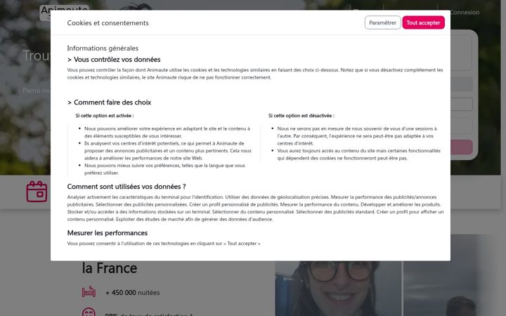 Screenshot of animaute.fr