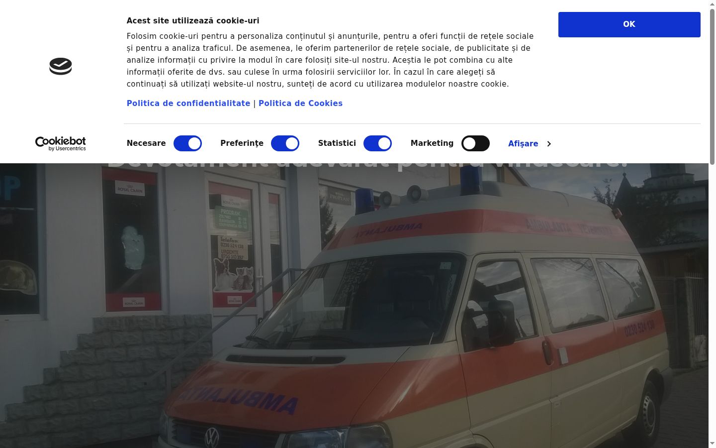 Sutikimo reklamjuostės, rodytos prieš bet kokią sąveiką, ekrano kopija
