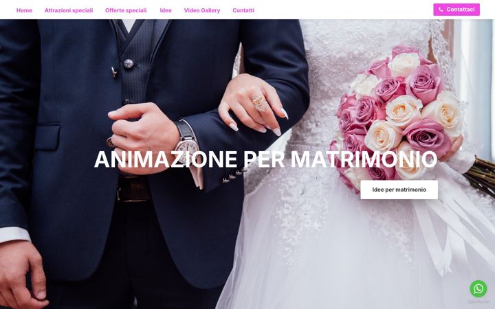 Екранна снимка на animazionepermatrimonio.it