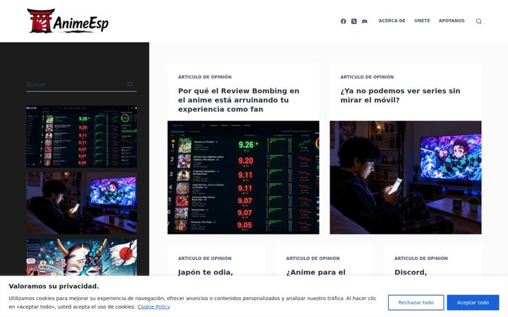 Screenshot of anime-esp.com