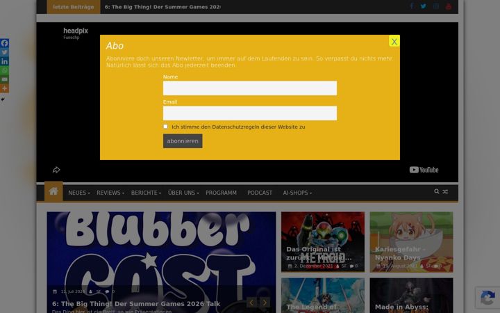 Screenshot of anime-illusion.de