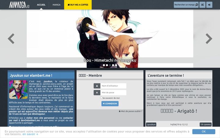 Screenshot of anime-story.com