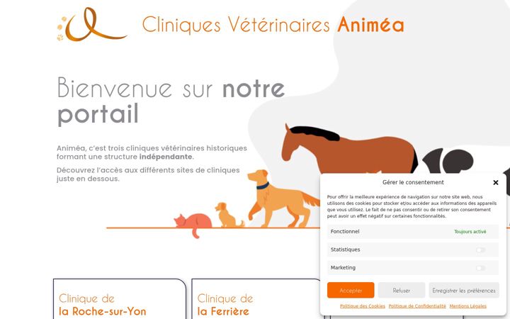 Screenshot of animea-vet.com