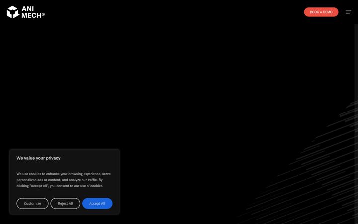 Screenshot of animech.com