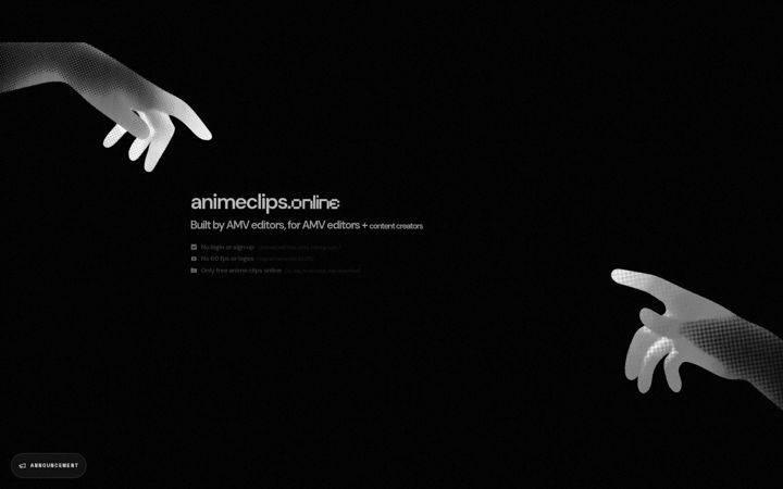 Screenshot of animeclips.online