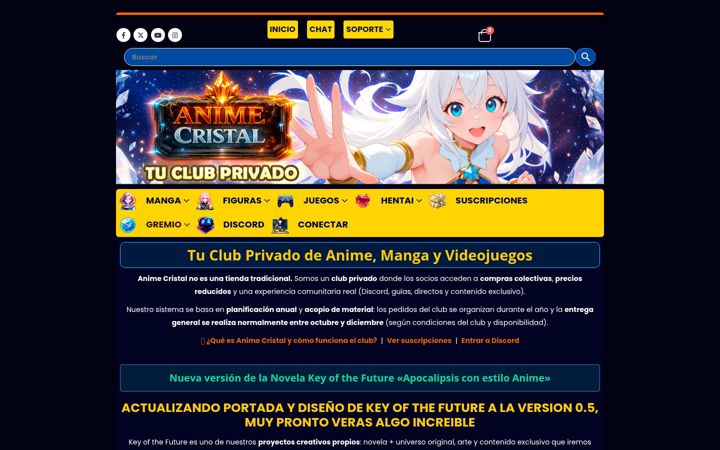 Екранна снимка на animecristal.net