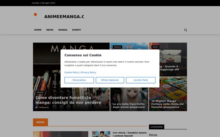 Screenshot of animeemanga.com