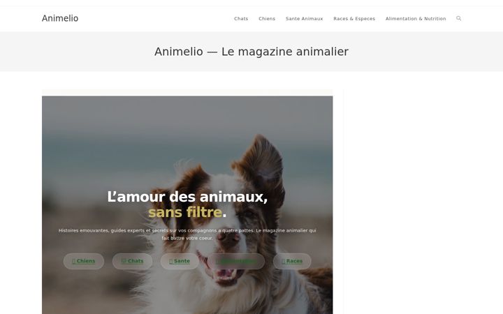 Zrzut ekranu animelio.fr
