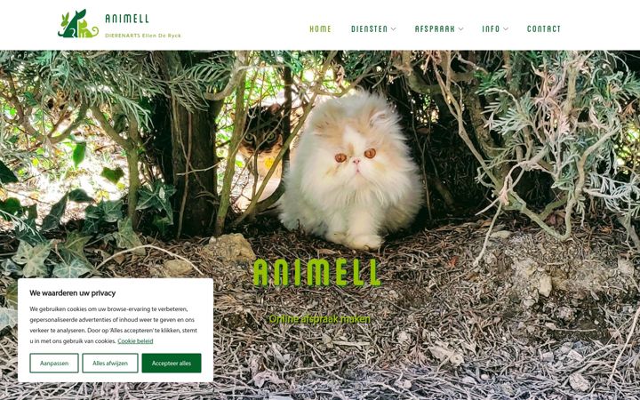 Screenshot of animell.be