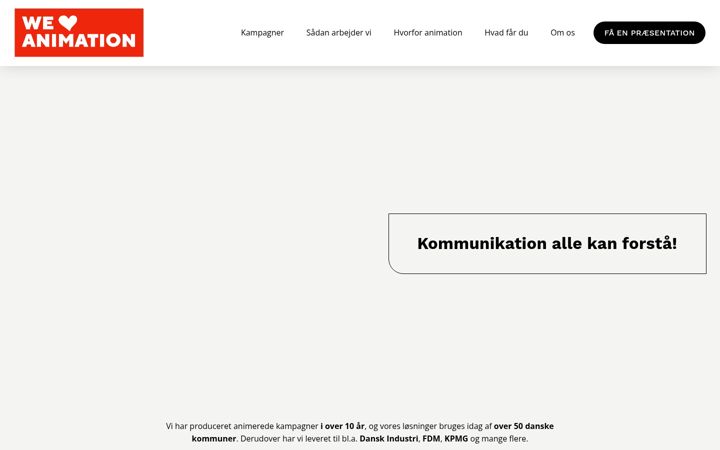 Screenshot of animeretkampagne.dk
