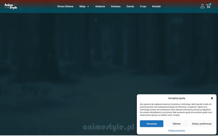 Screenshot of animestyle.pl